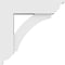 Ekena Millwork Standard Thorton Architectural Grade PVC Bracket with Traditional Ends, 3"W x 12"D x 12"H BKTP03X12X12THR01 - alternate 3